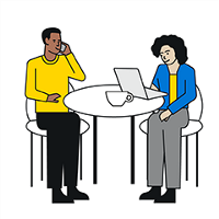 people-working-at-table_400x309 Two people at a table with laptop