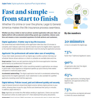 Fast and simple — from start to finish flyer screenshot